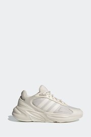 Adidas Cream/Grey Ozgaia Trainers - Image 1 of 8