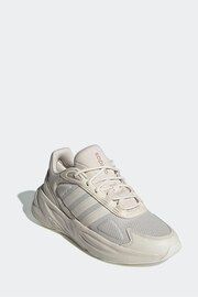 Adidas Cream/Grey Ozgaia Trainers - Image 3 of 8