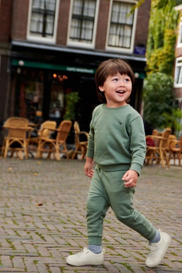 Buy Sage Green Jersey Sweatshirt And Joggers Set (3mths-7yrs) from the Next UK online shop