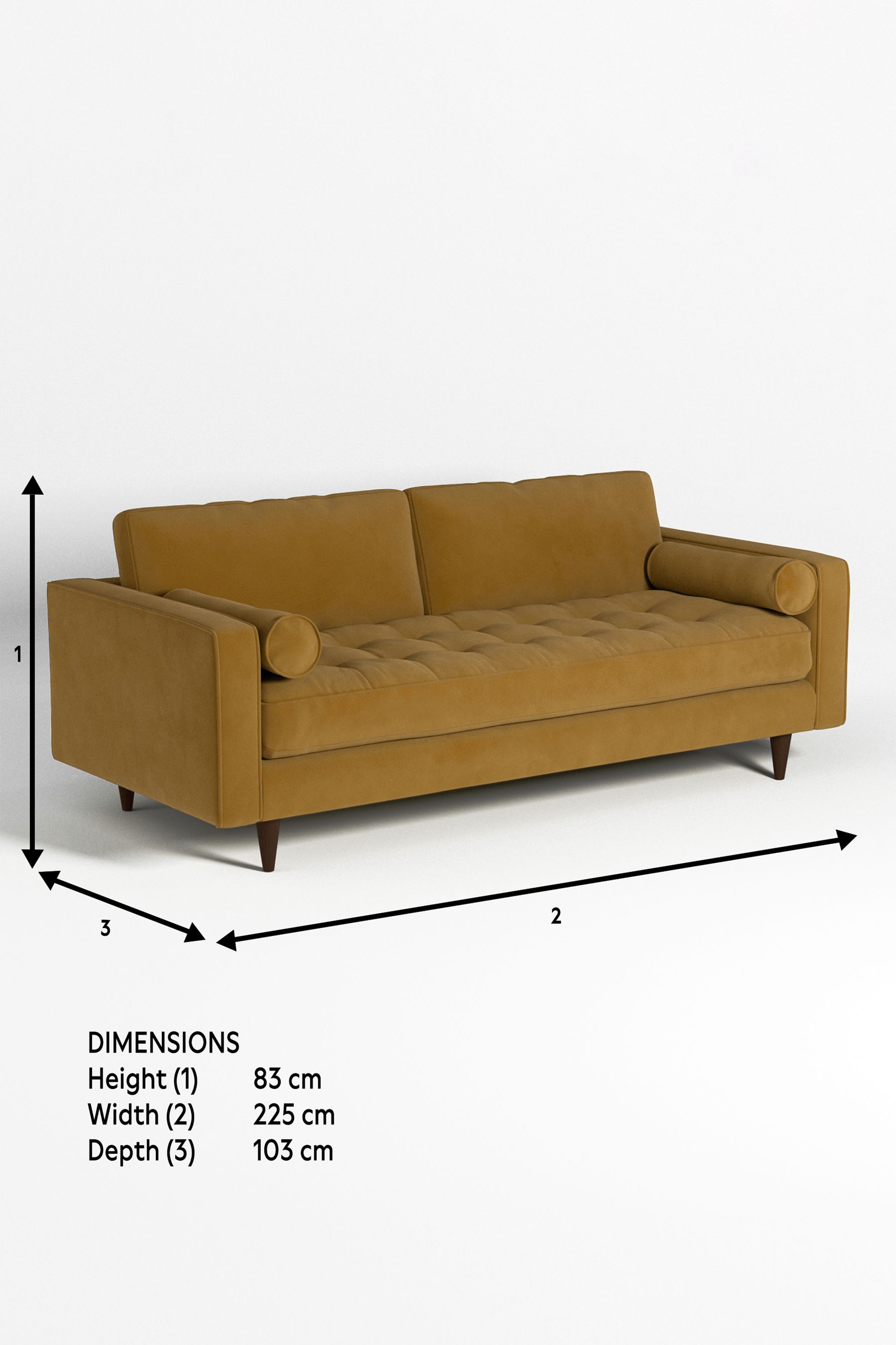 Made scott 2 seater on sale sofa