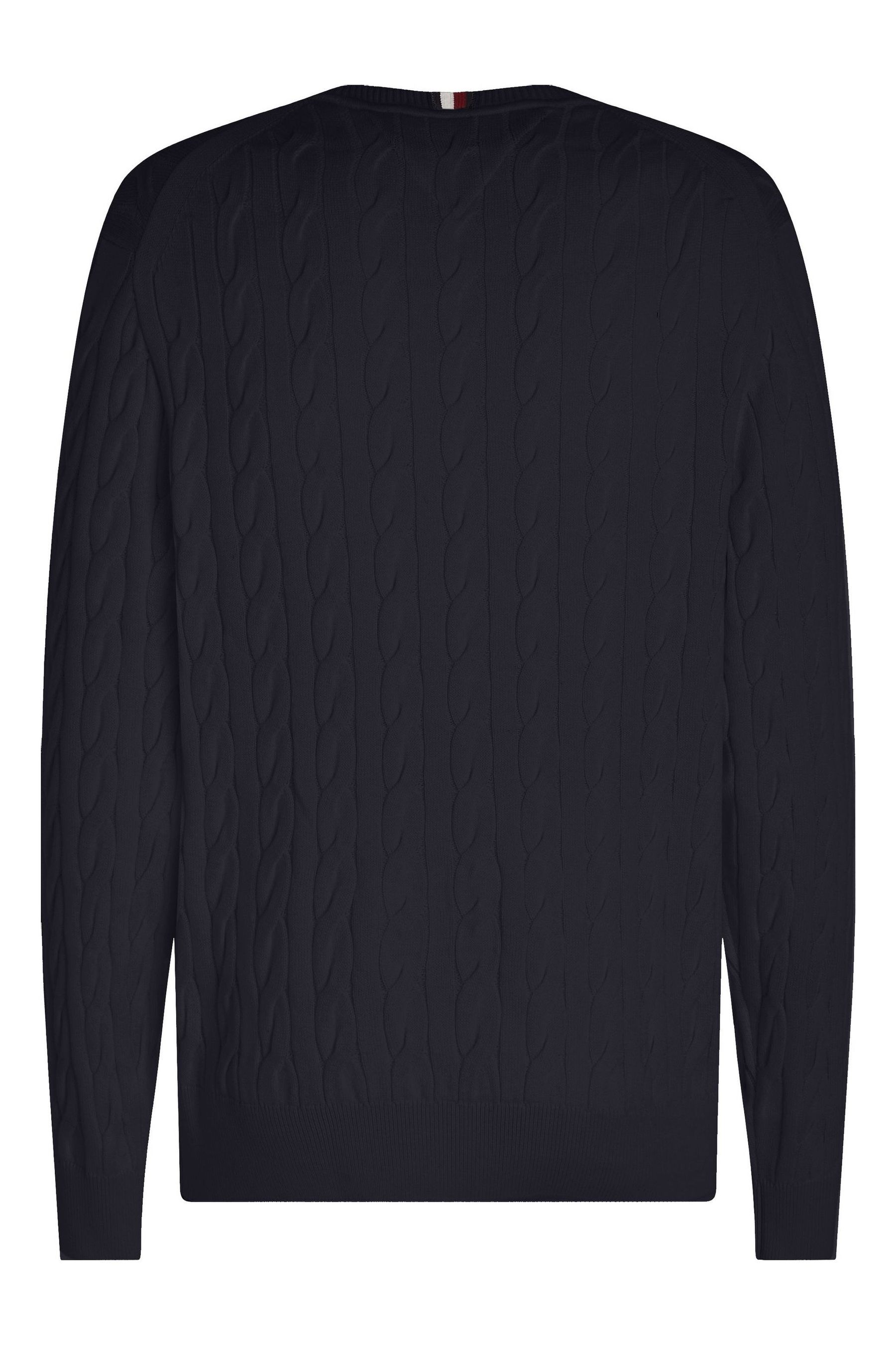 Buy Tommy Hilfiger Blue Classic Cable Sweater from the Next UK
