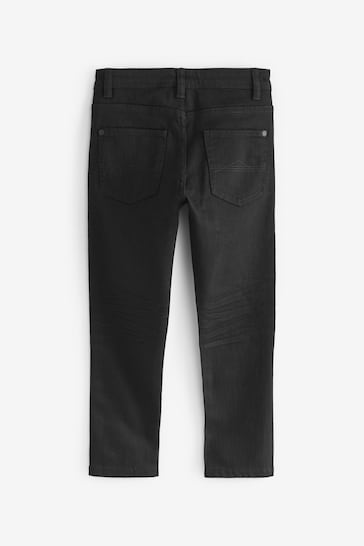 Black Skinny Fit Cotton Rich Stretch Jeans (3-17yrs)