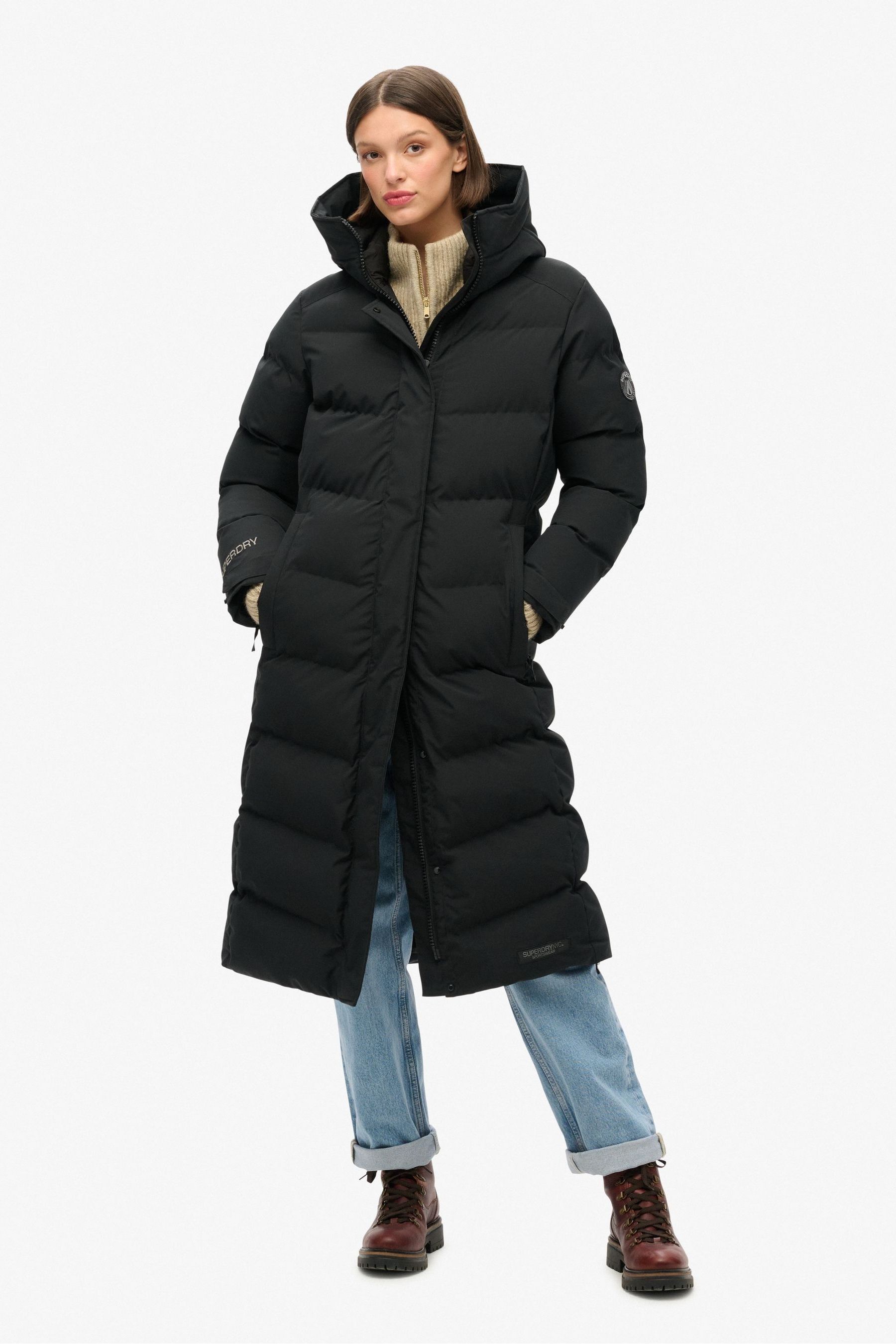 Superdry chevron coat deals
