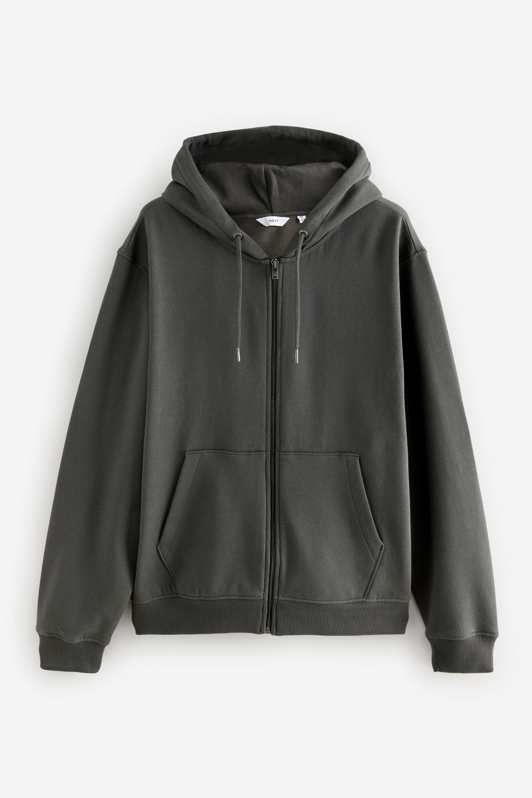 Dark grey zip up jacket sale
