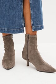 Mink Brown Forever Comfort® Ankle Sock Boots - Image 1 of 8