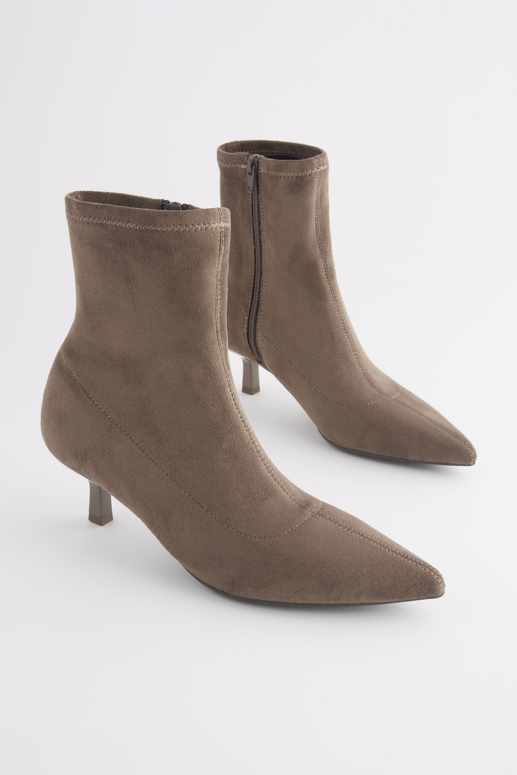 Mink Brown Forever Comfort Ankle Sock Boots