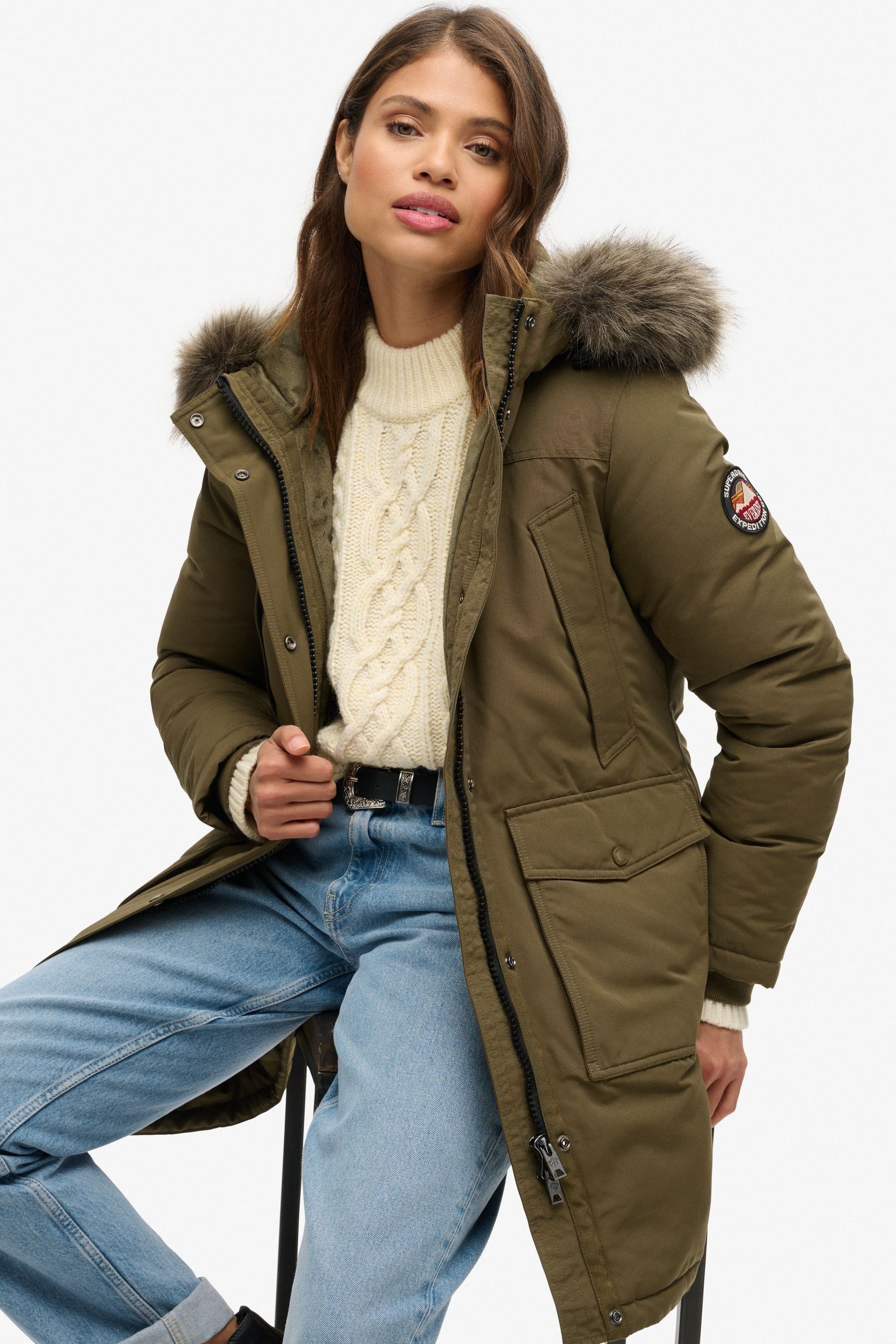 Womens superdry everest parka cheap