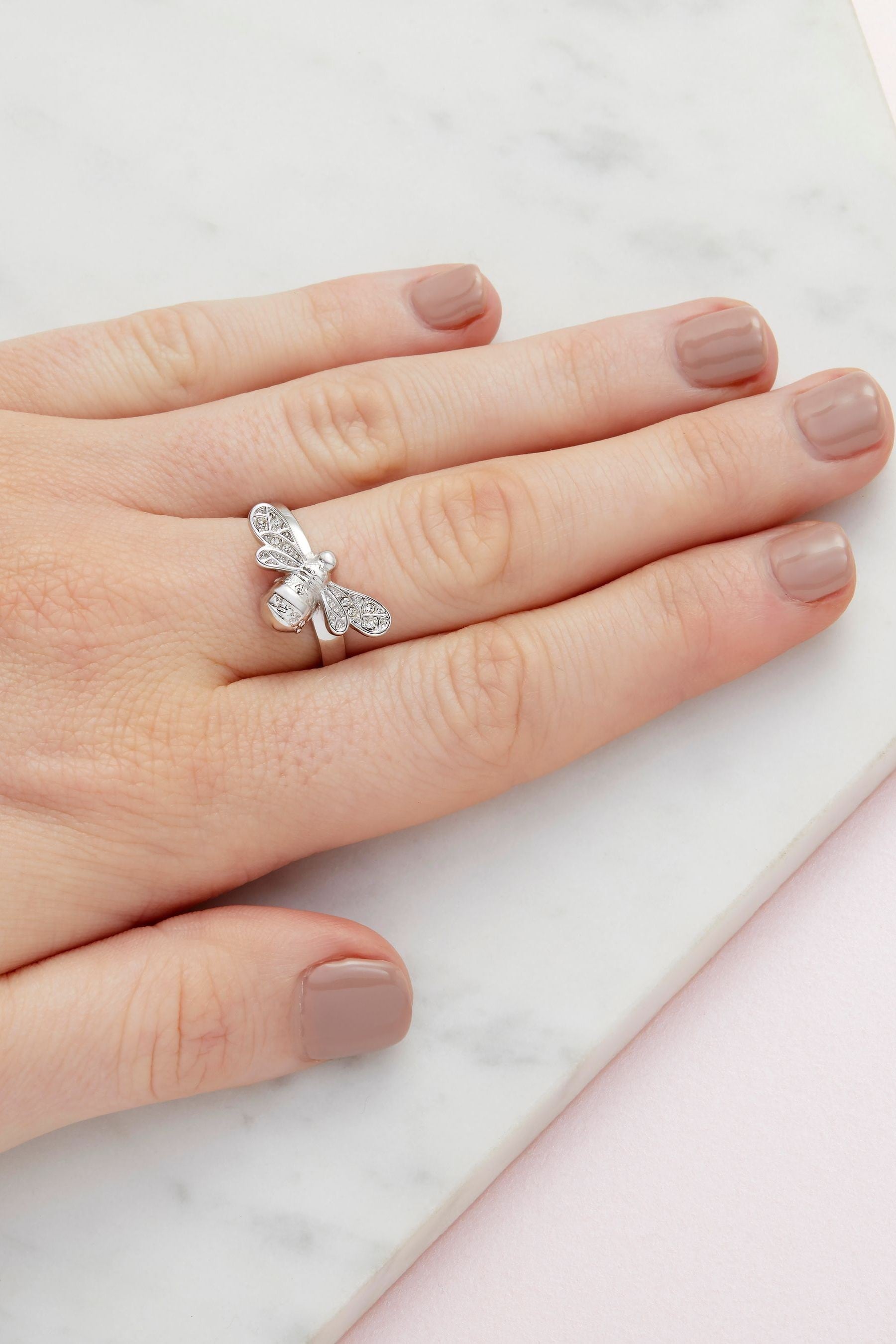 Buy Olivia Burton Sparkle Bee Ring from the Next UK online shop