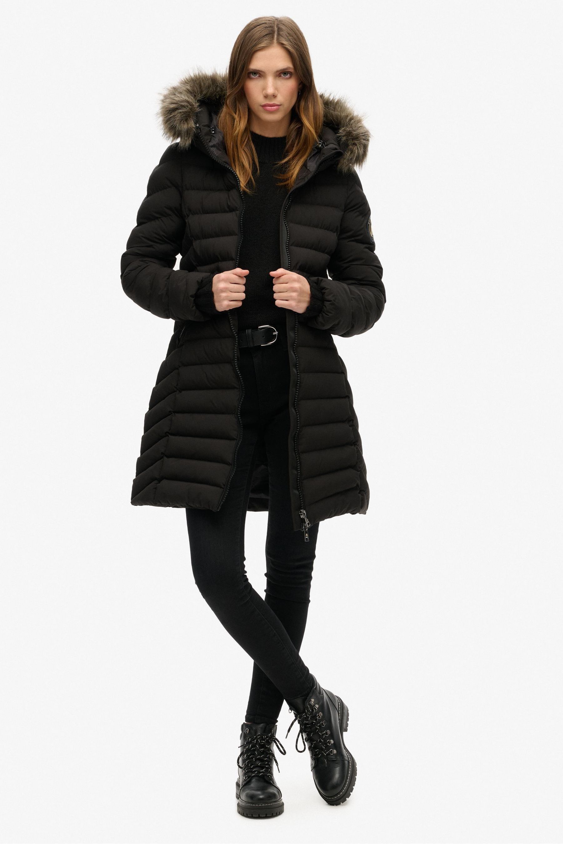 Superdry black fuji jacket online