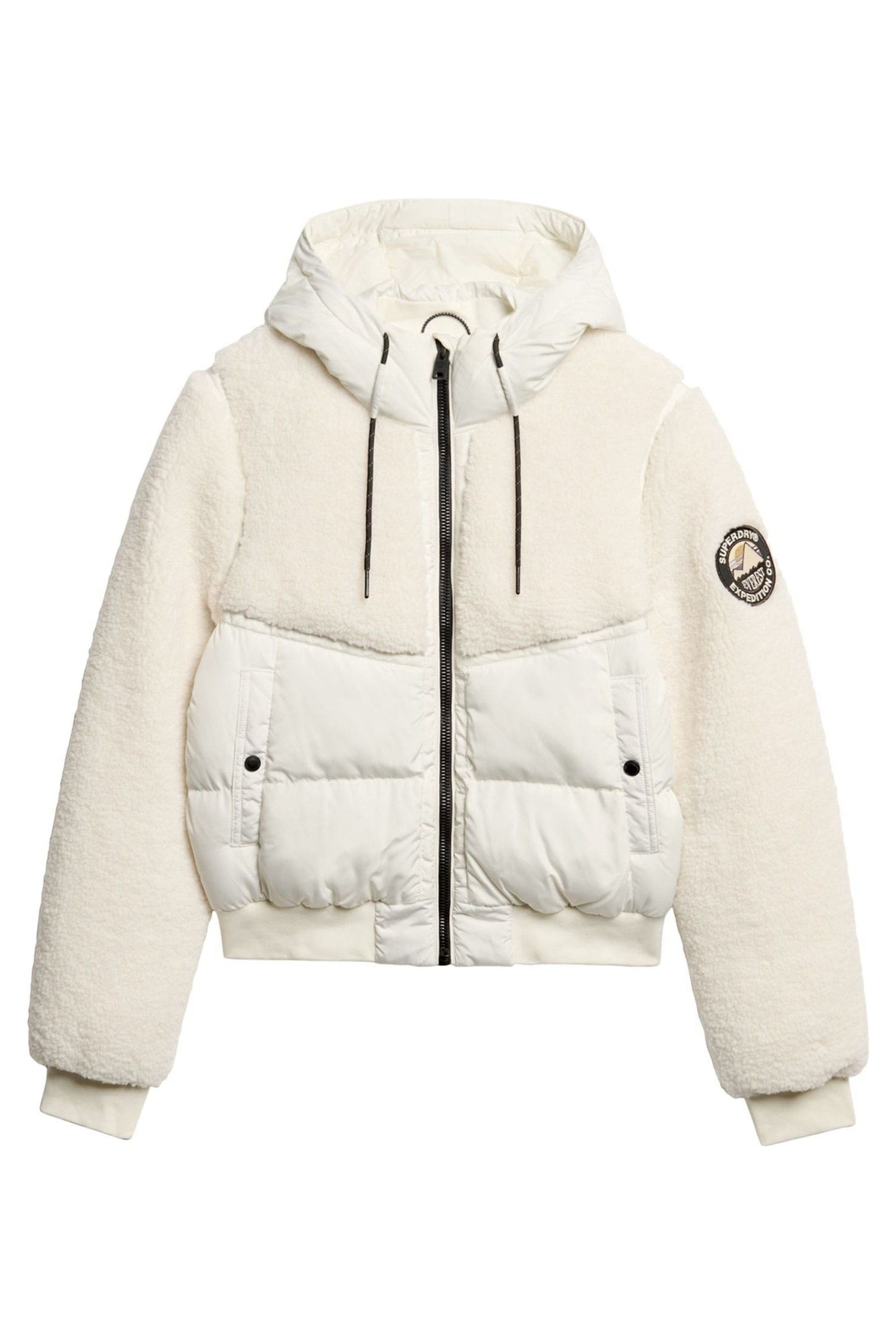 Buy Superdry Off White Everest Bomber Hybrid Jacket from Next Canada