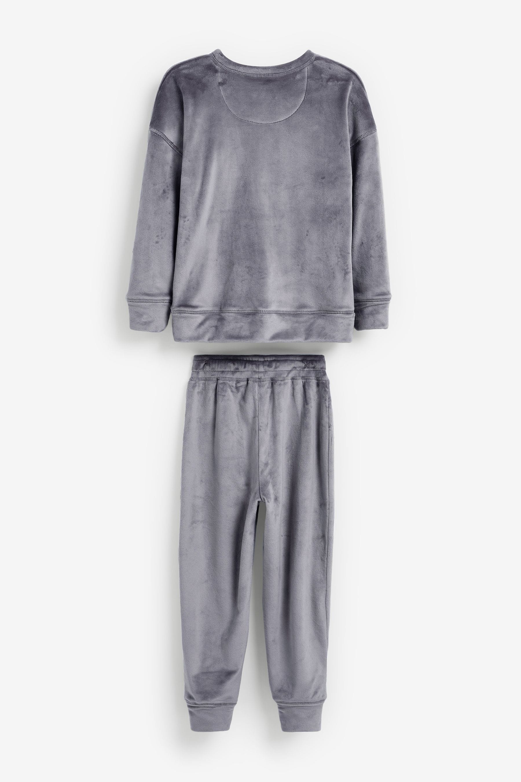 Buy Grey Velour Lounge Set 3 16yrs from the Next UK online shop