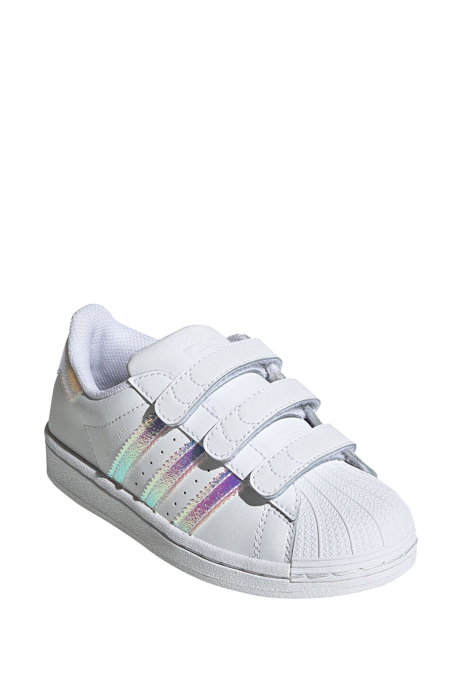 Buy adidas Originals Superstar Velcro Junior Trainers from Next Luxembourg