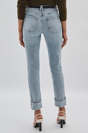 Good American Mid Blue Cropped Denim Jeans - Image 5 of 6