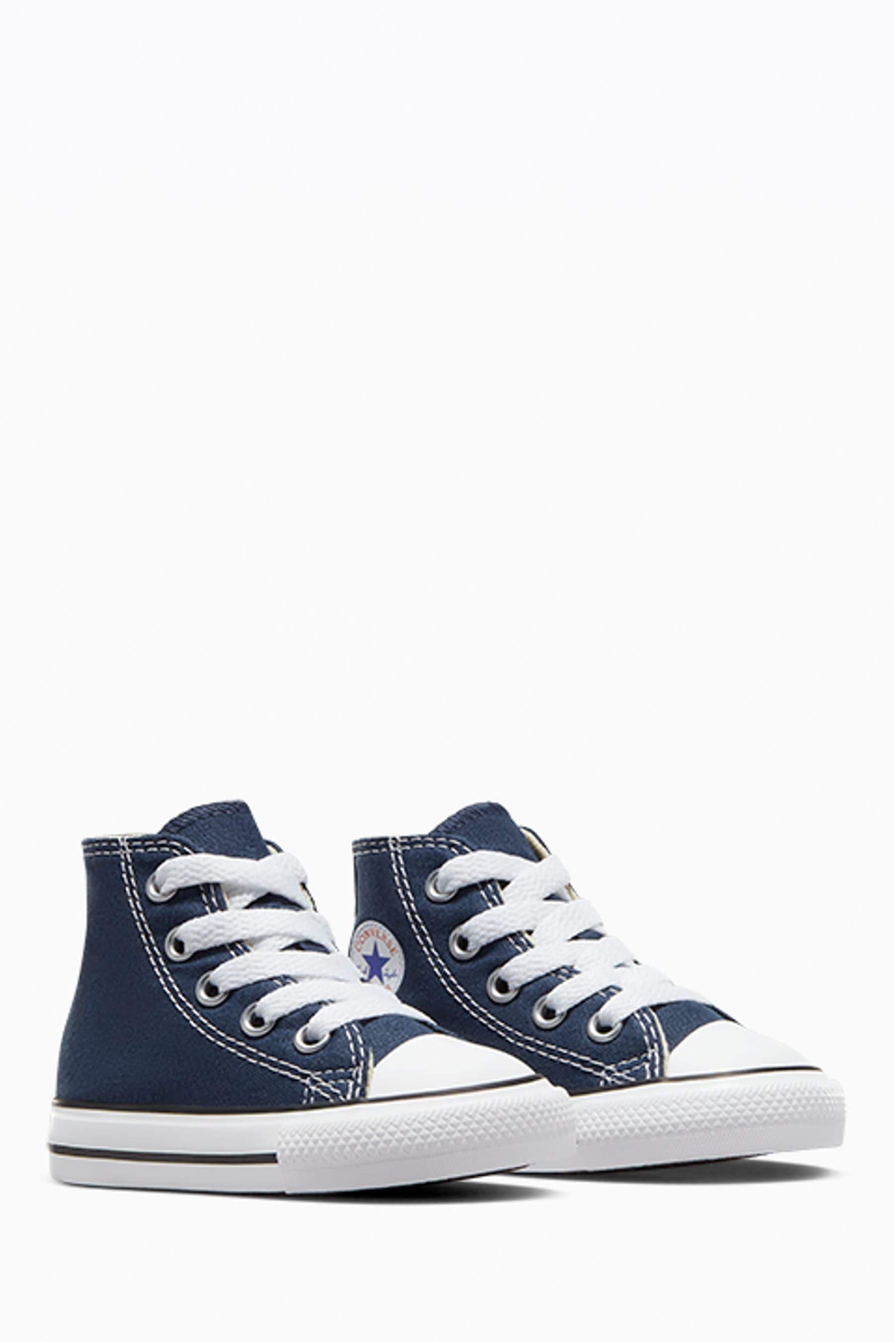 Navy blue baby discount converse