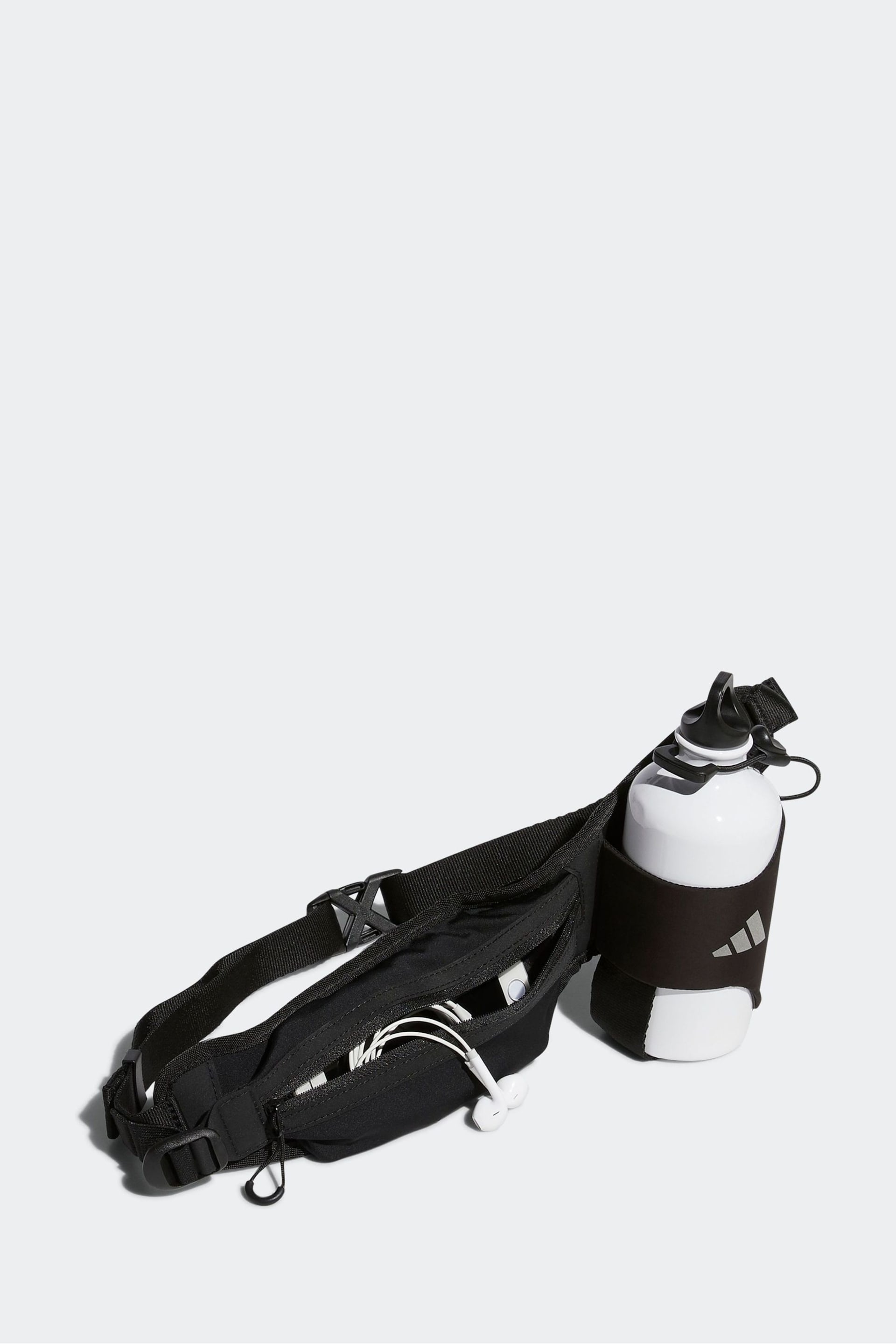 adidas Black Running Bottle Bag - Image 3 of 5