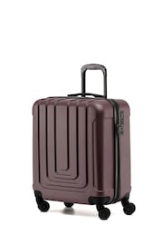 Flight Knight 56x45x25cm EasyJet Overhead 8 Wheel ABS Hard Case Cabin Carry On Hand Black Luggage - Image 1 of 7