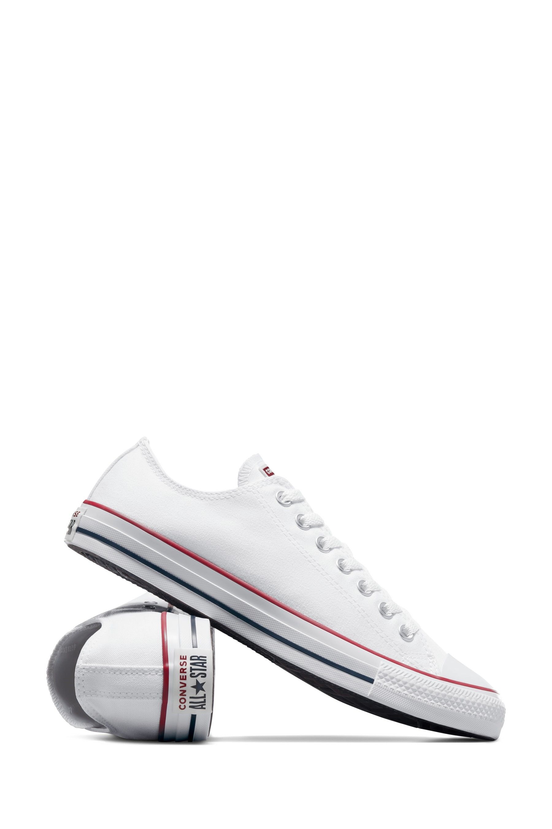Buy Converse White Chuck Taylor Ox Trainers from the Next UK online shop