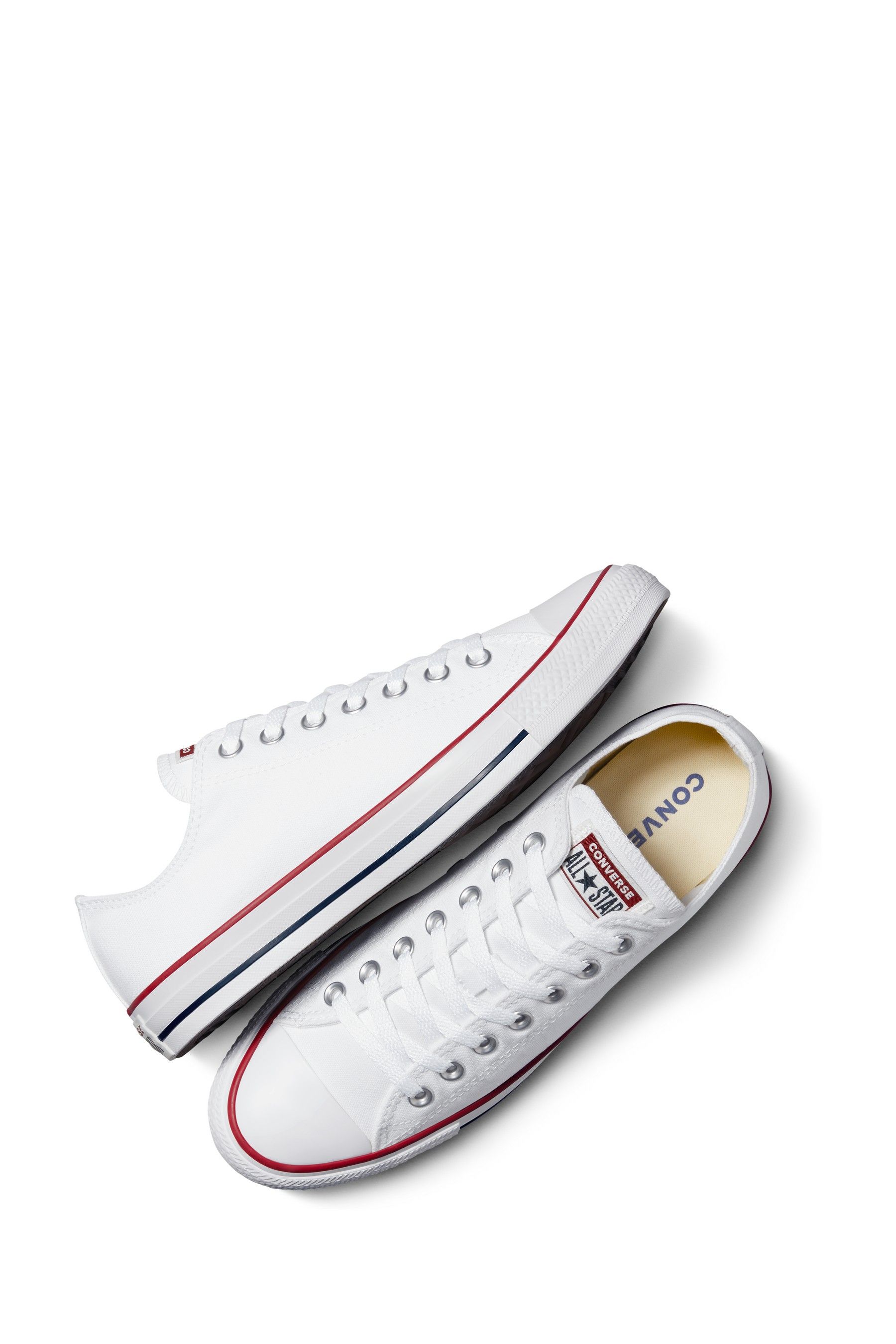 Buy Converse White Chuck Taylor Ox Trainers from the Next UK online shop