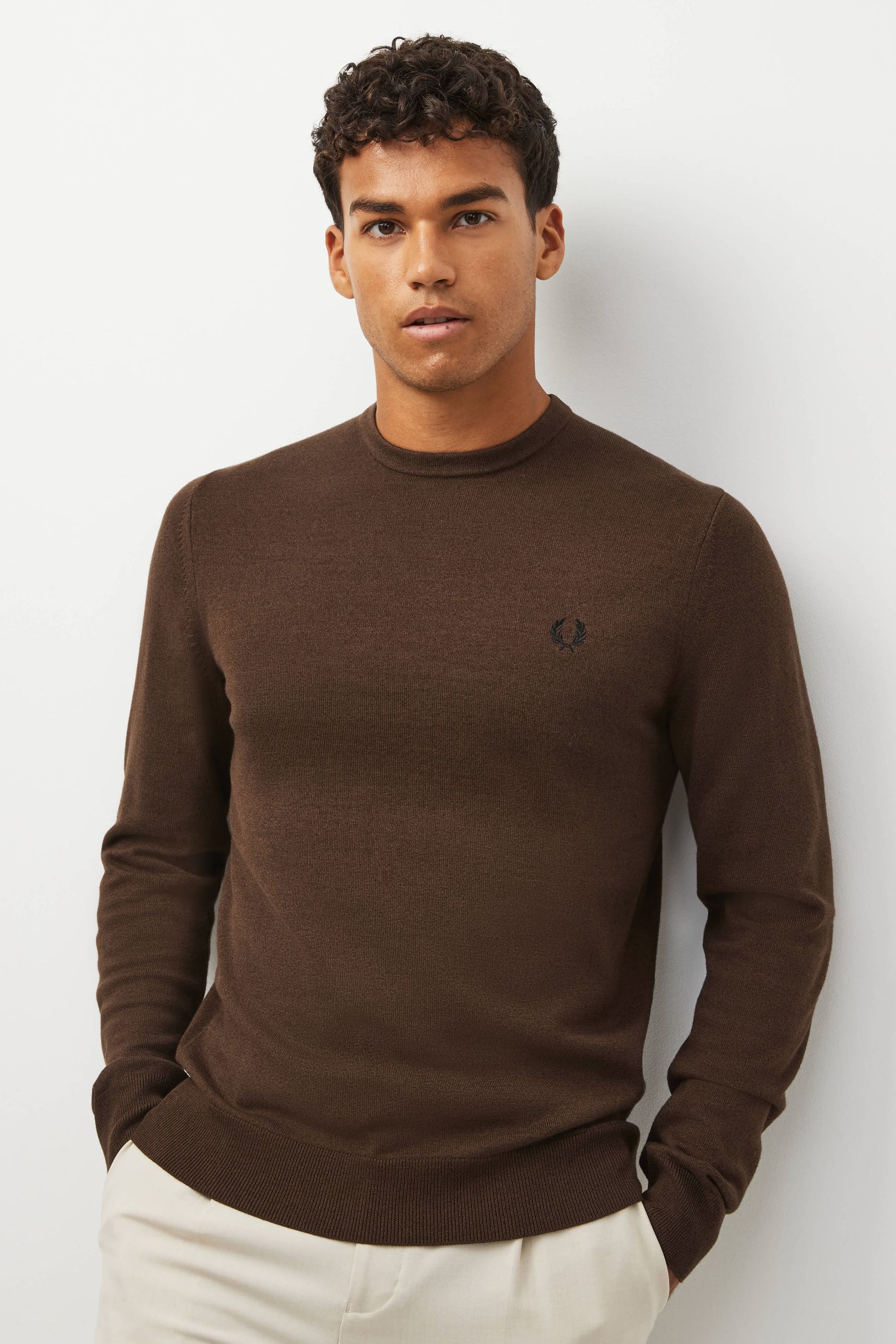 Buy Fred Perry Classic Crew Neck Jumper from Next Luxembourg