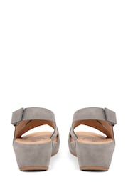 Pavers Grey Pavers Ankle Strap Black Sandals - Image 3 of 5