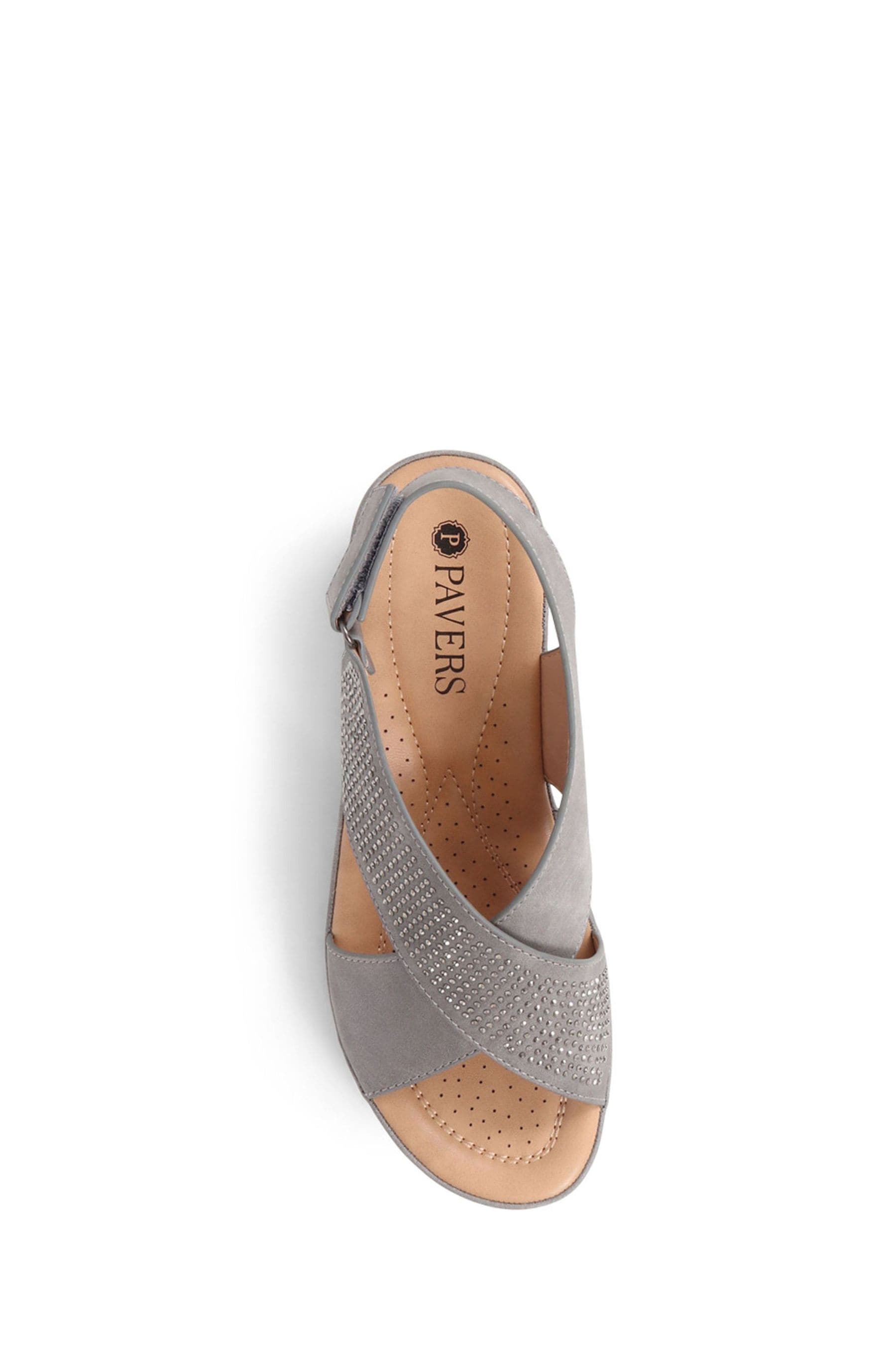 Pavers grey top sandals