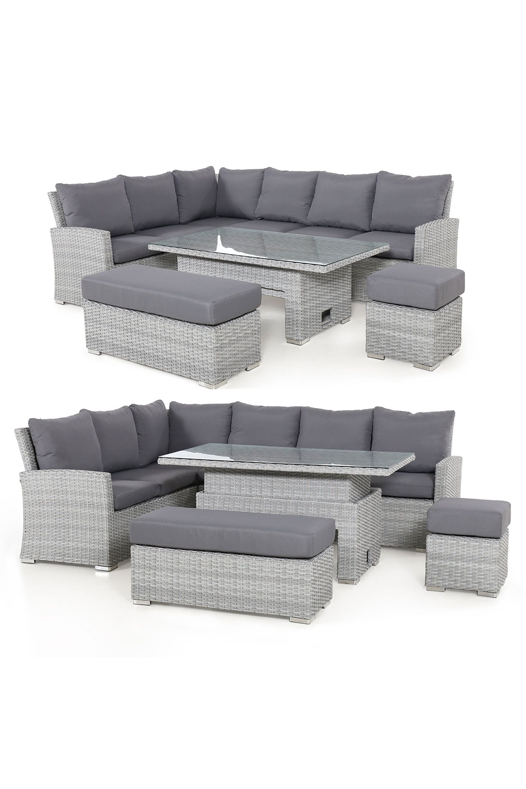 Ascot rectangular sales corner dining set