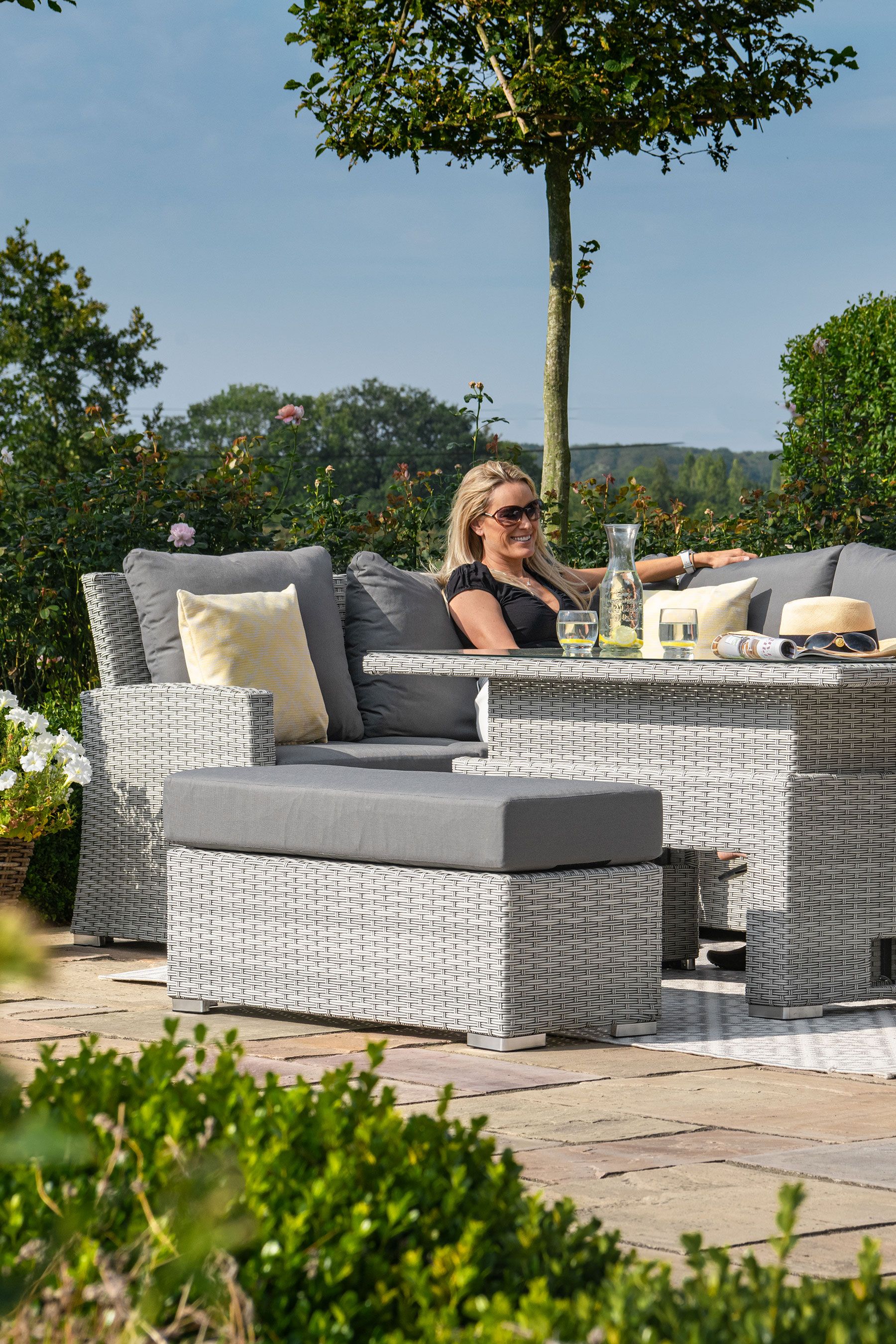 Ascot rectangular corner dining set store