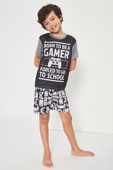 Harry Bear Grey Gaming Printed Pyjamas