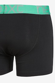 Black Bright Waistband A-Front Boxers 8 Pack - Image 10 of 13