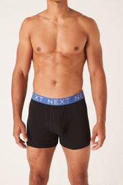 Black Bright Waistband A-Front Boxers 8 Pack - Image 11 of 13