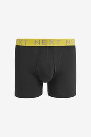 Black Bright Waistband A-Front Boxers 8 Pack - Image 4 of 13