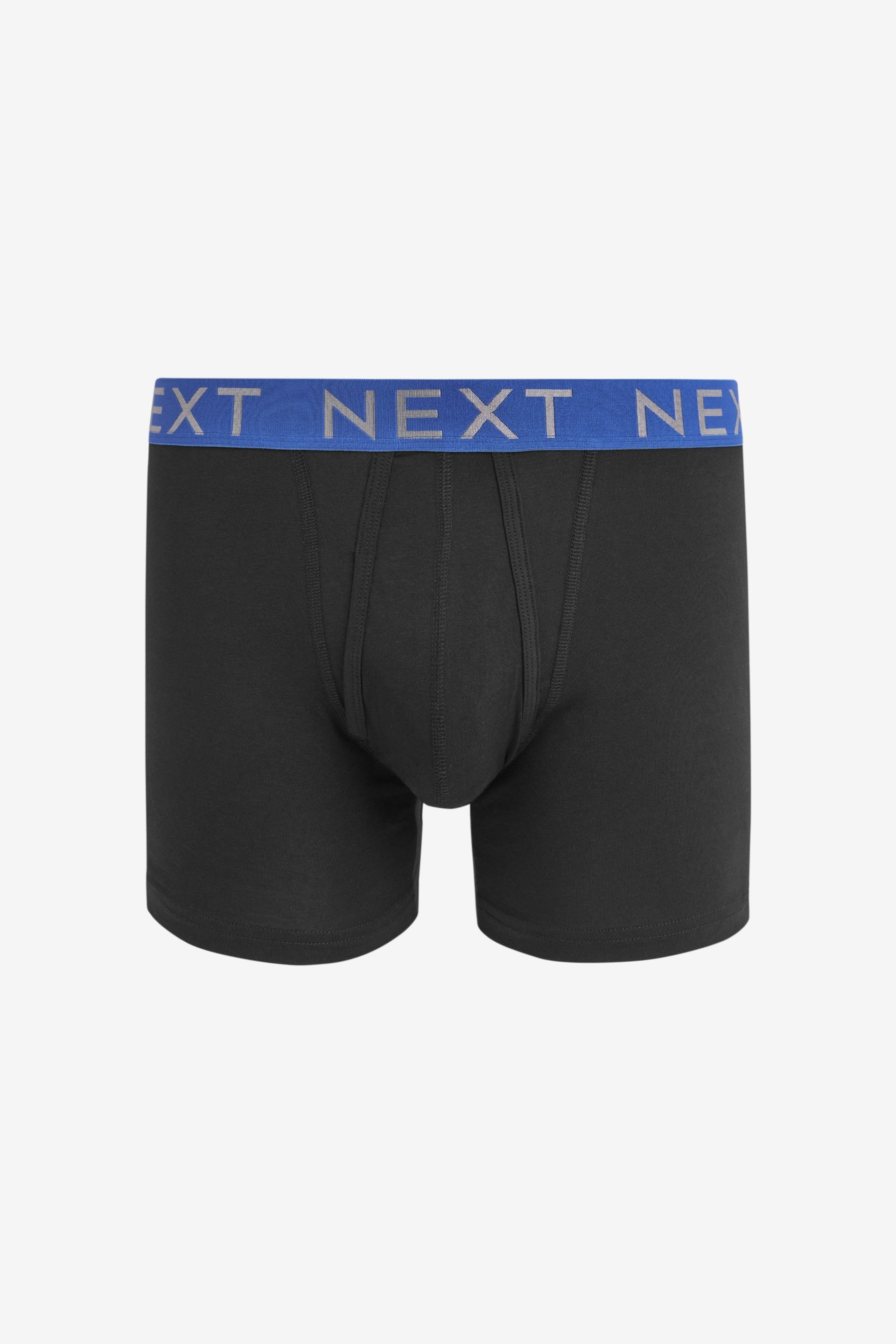 Black Bright Waistband A-Front Boxers 8 Pack - Image 8 of 13