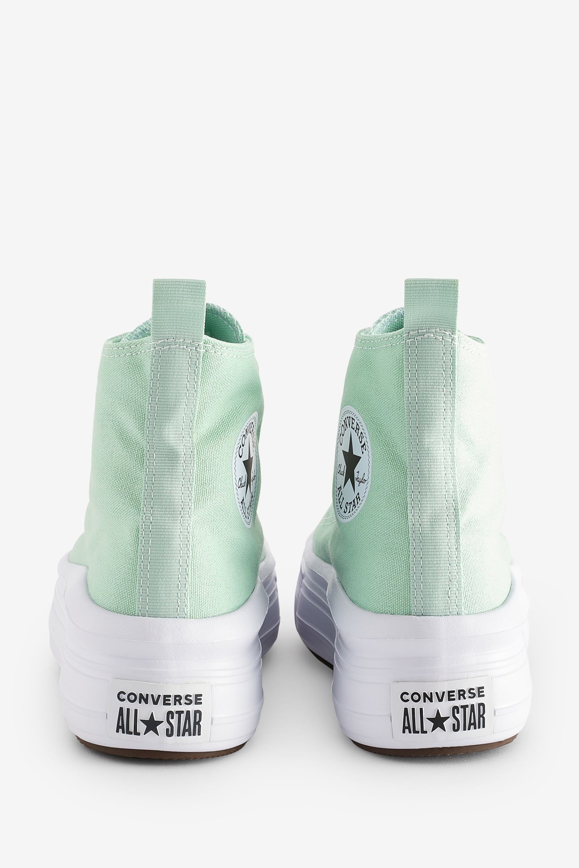Converse Green Junior Chuck Taylor Move Trainers - Image 3 of 8