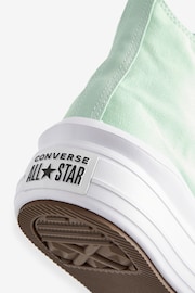 Converse Green Junior Chuck Taylor Move Trainers - Image 8 of 8
