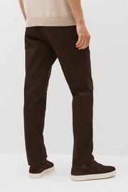 Chocolate Brown Slim Stretch Chino Trousers - Image 3 of 8