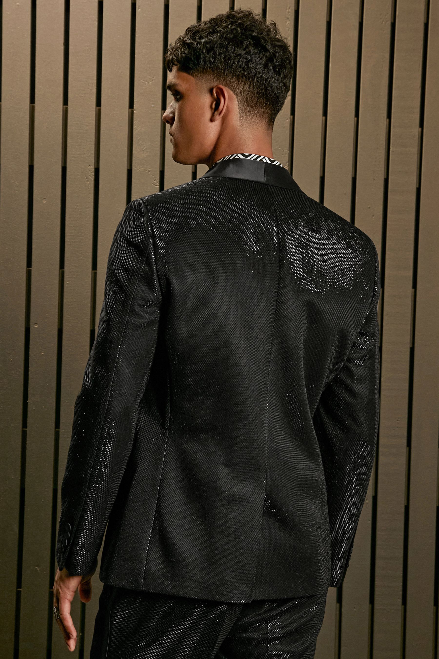 Glitter tuxedo jacket on sale