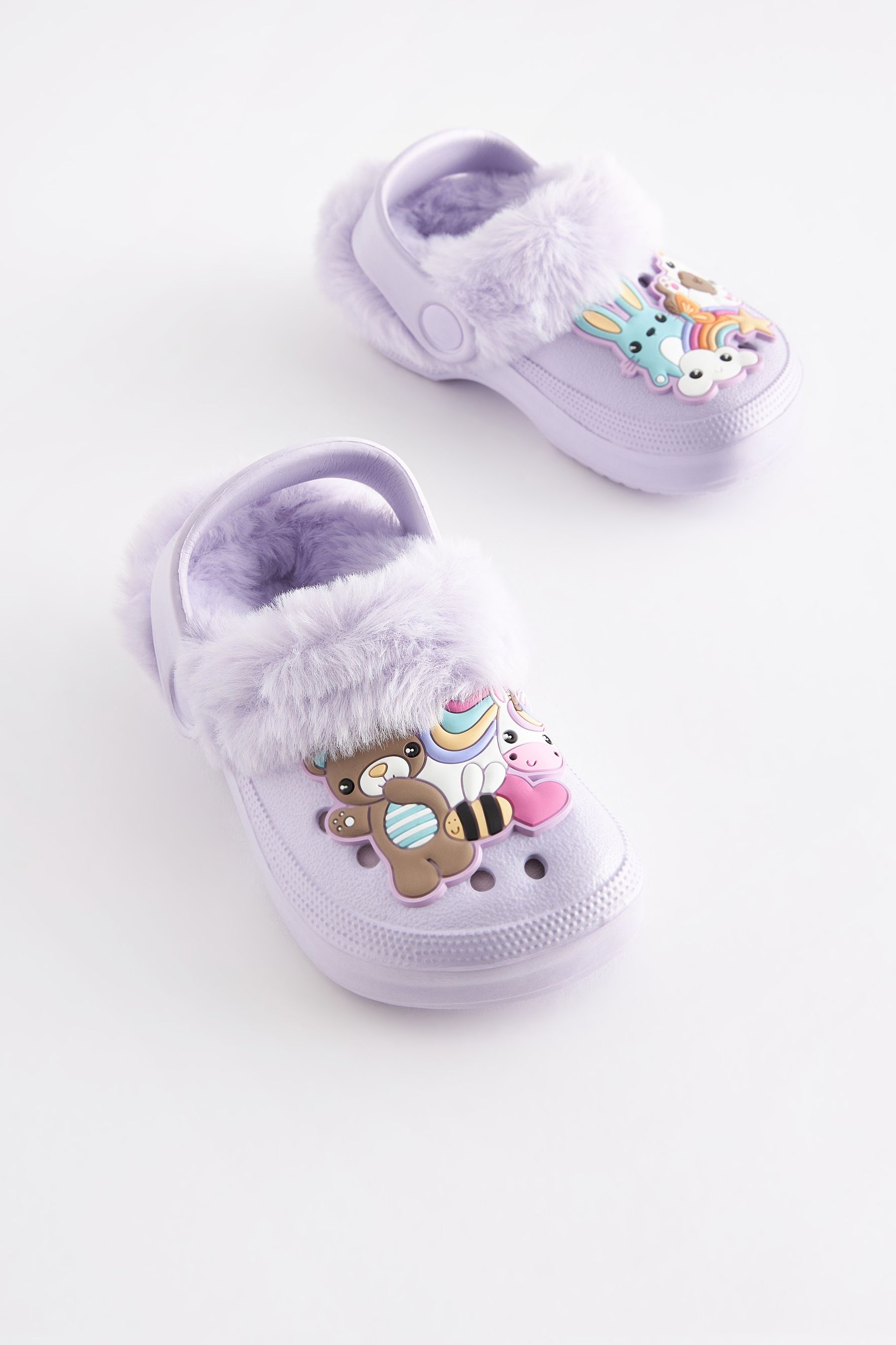 Barbour slippers 2025 kids purple