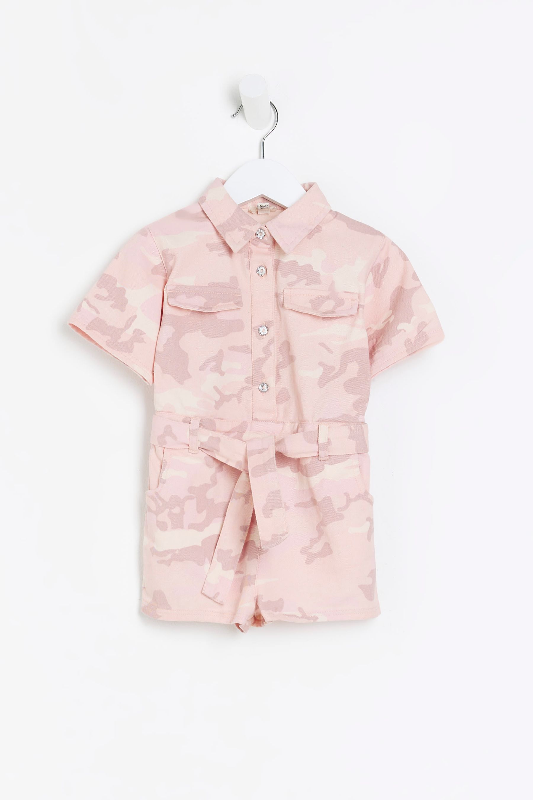 Pink camo playsuit hot sale