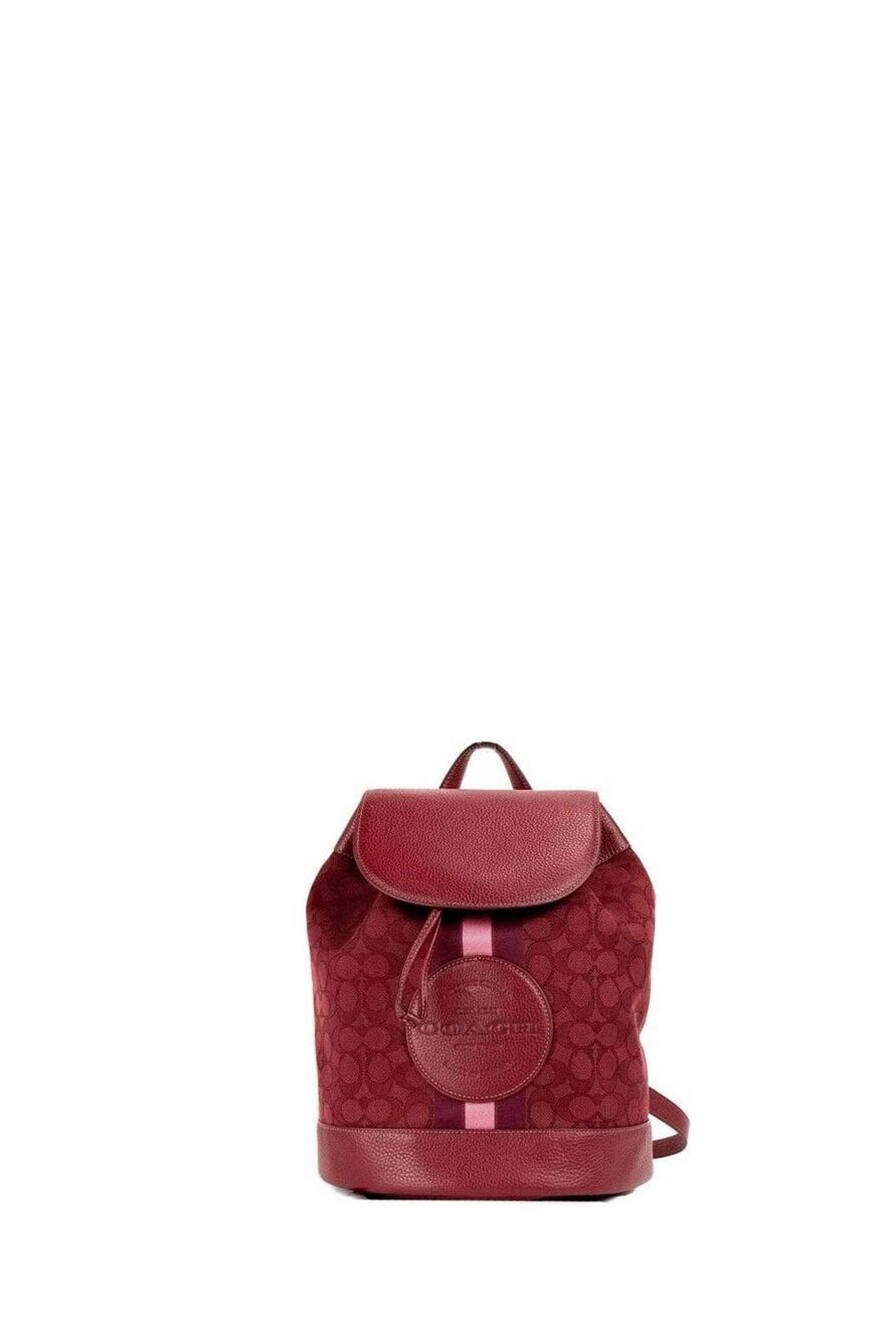 Buy COACH Red Dempsey Logo Patch Backpack Bag from the Next UK