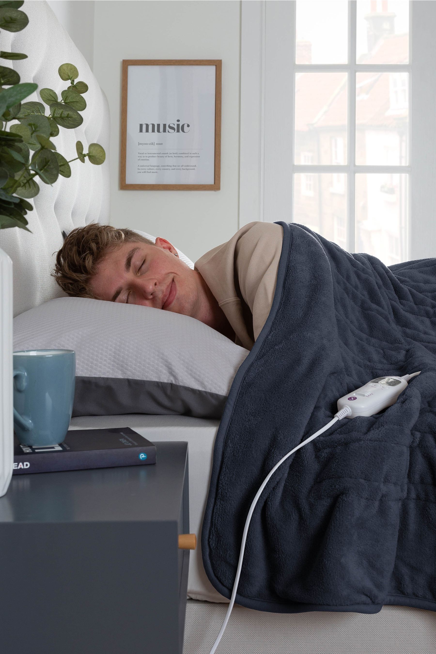 Buy Slumberdown Blue Comfy Hugs 10 Temperature Settings Heated Throw from the Next UK online shop