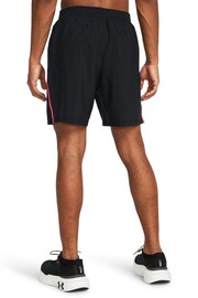 Under Armour Black/Red Launch 7" Shorts - Image 2 of 3