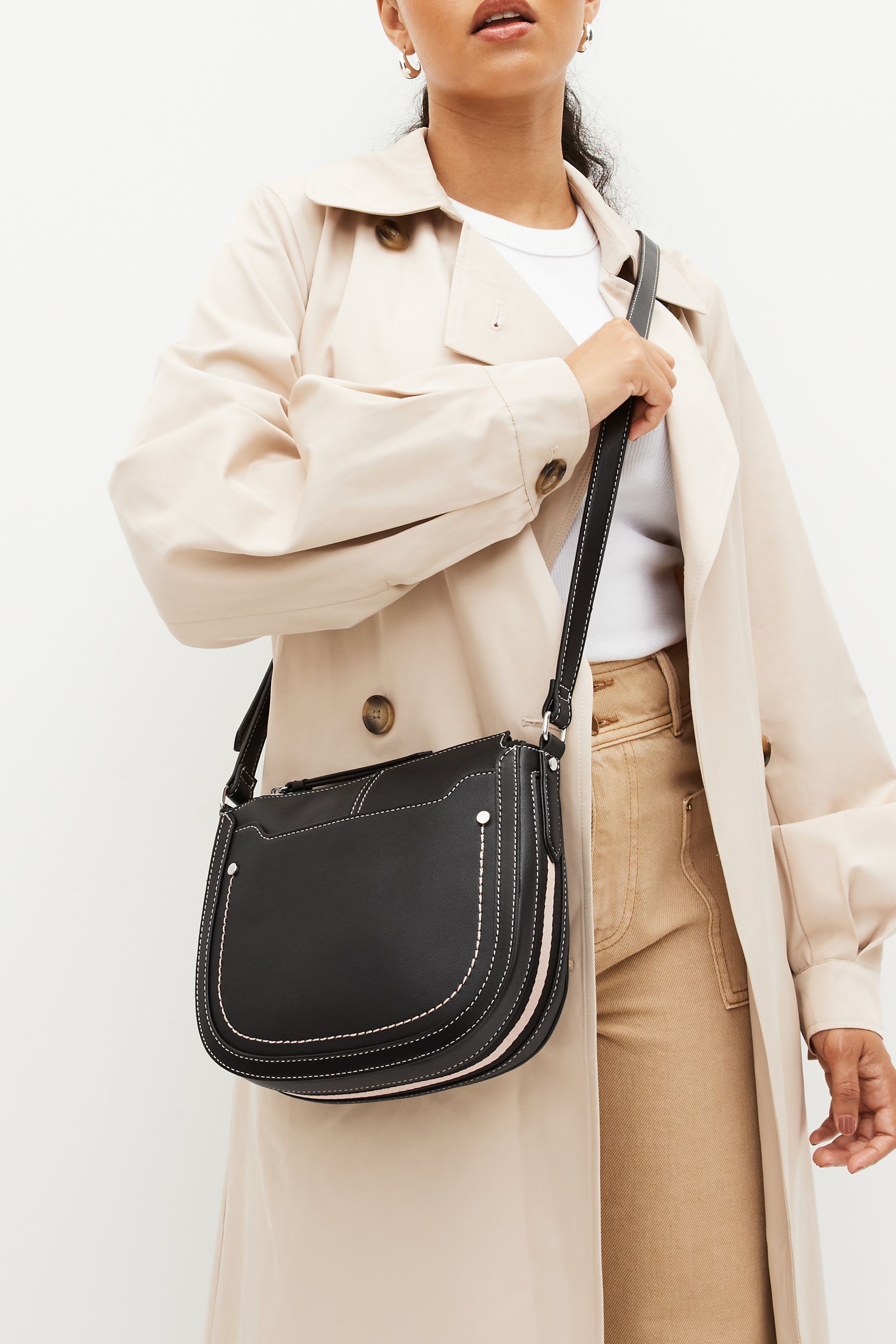 Next black 2025 cross body bag
