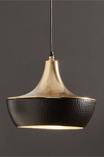 Pacific Brown Sumac Antique Brass And Bronze Metal Ceiling Light Pendant