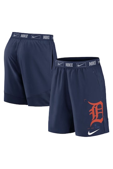 Nike Blue Detroit Tigers Bold Express Woven Shorts