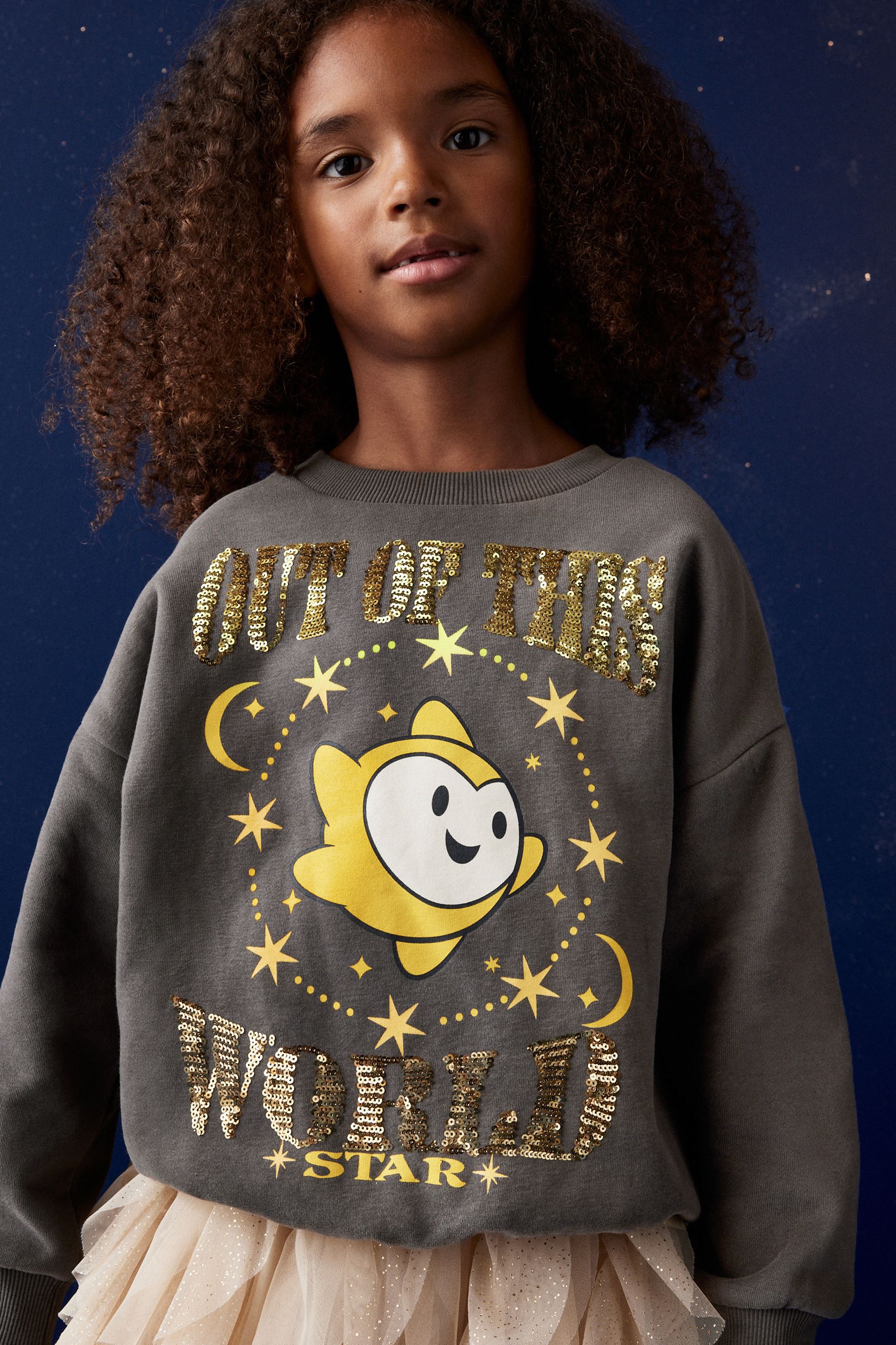 Next star sweatshirt top