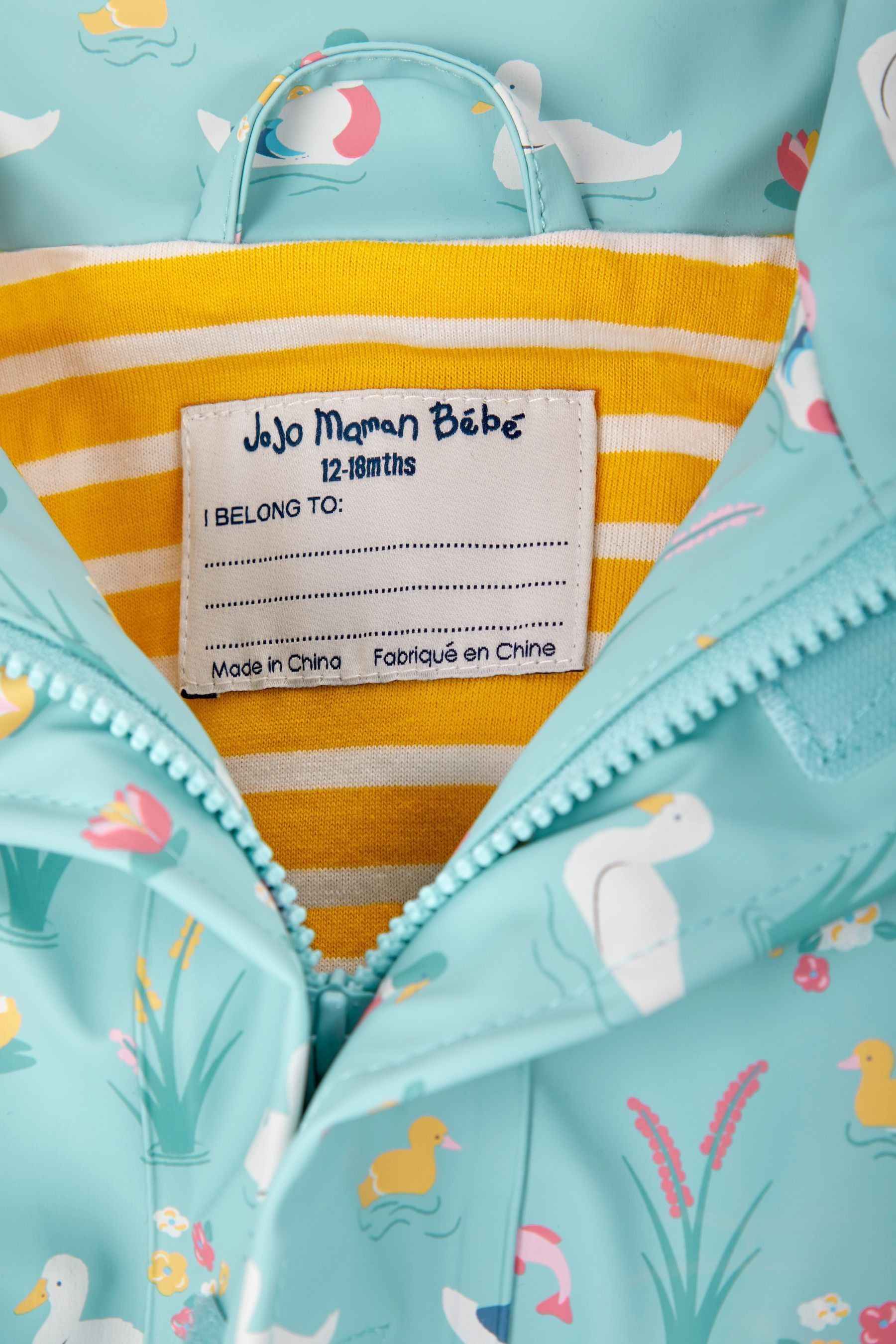 Jojo maman bebe yellow raincoat clearance