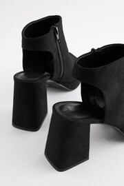 Black Forever Comfort® Flare Platform Shoe Boots - Image 5 of 8