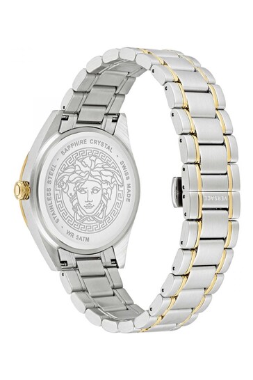 Versace Gents Silver Tone V-Code Watch