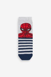 Spiderman License Character 5 Pack Cotton Rich Socks - Image 2 of 6