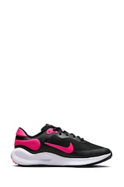 Nike Black/Pink Youth Revolution 7 Trainers - Image 5 of 14